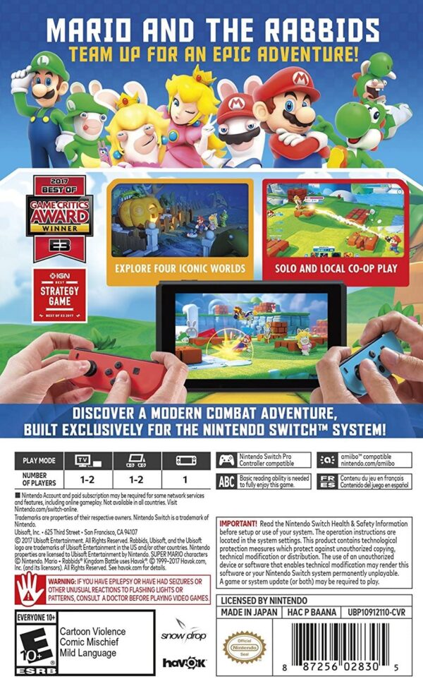 Mario + Rabbids for Nintendo Switch - Image 2